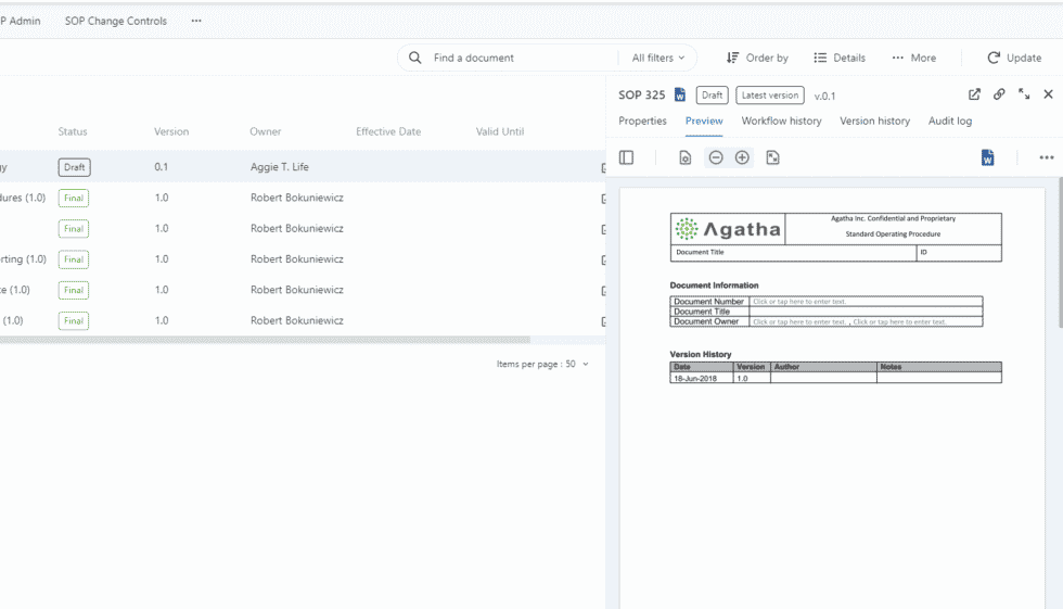 SOP Templates