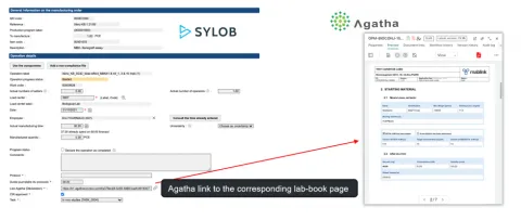Integrating Agatha and Sylob ERP