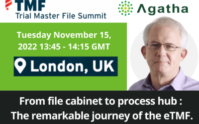 Meet Agatha at the European TMF summit in London November 14 – 16